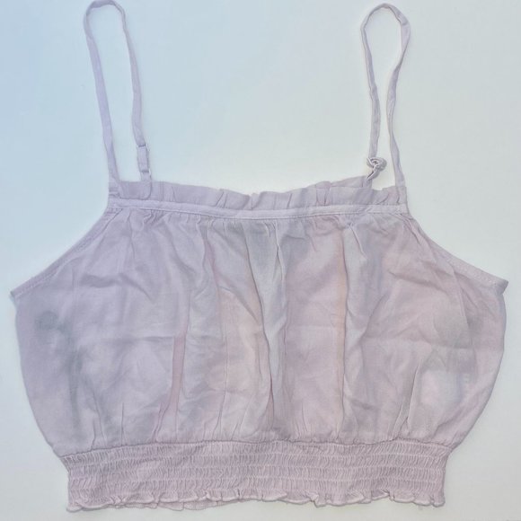 Forever 21 Tops - NWT Forever 21 Light Crop Top Seashell Pink